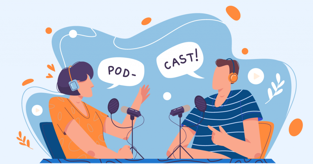 Podcasts is a new content medium that keeps the audience more engaged.