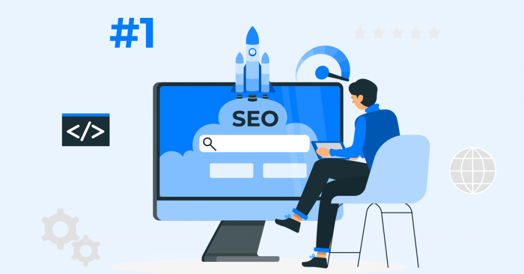 SEO increases a business' traffic to the website by lifting the website's ranking on search results